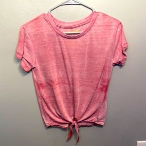 Sheer pink T-shirt